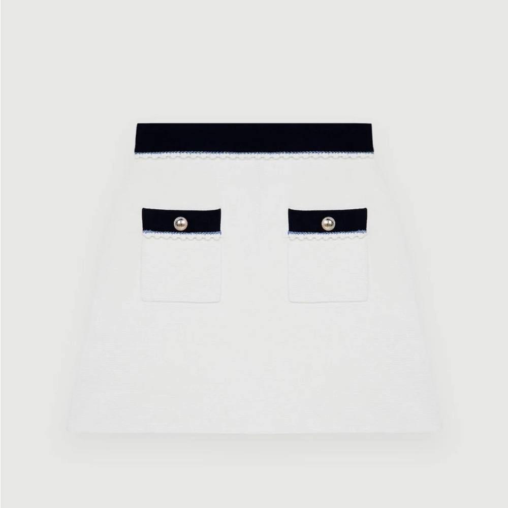 MAJE Contrast Skirt